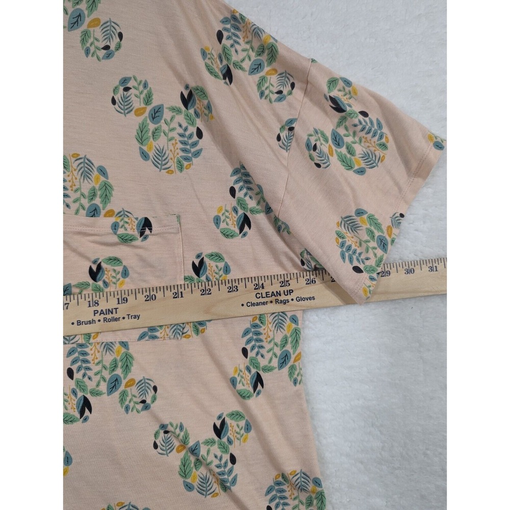 Disney Women's Sleepwear Set Pink W Blue Mickey Pattern Super Soft 2XL - Picture 6 of 15